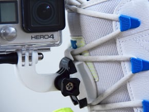 GoPro 90 Degree Angle (rotated) in White Natural Versatile Plastic