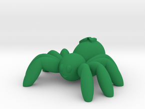 Spider (Nikoss'Insects) in Green Processed Versatile Plastic