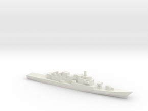 Maestrale-Class Frigate w/ barrels, 1/3000 in White Natural Versatile Plastic