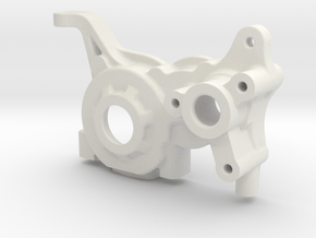 LCG 3 gear Right side gearbox for Associated B5M in White Natural Versatile Plastic