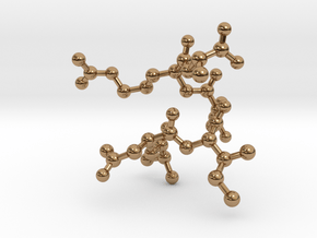 ANITRA Custom Peptide Sequence in Polished Brass