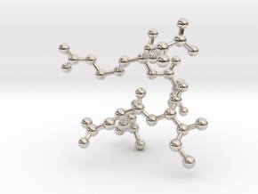 ANITRA Custom Peptide Sequence in Rhodium Plated Brass