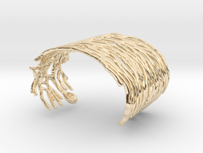 Purkinje Neuron Bracelet in 14k Gold Plated Brass