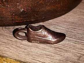 Nike Air Max 1 Sneaker Pendant in Polished Bronze Steel