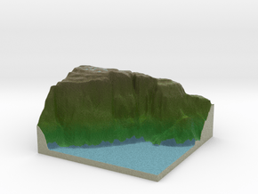 Terrafab generated model Mon Dec 21 2015 21:30:47  in Full Color Sandstone
