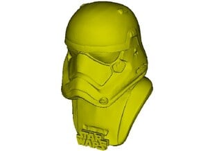 1/9 scale Star Wars Imperial stormtrooper bust in Smooth Fine Detail Plastic