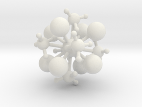 Posner's Molecule in White Natural Versatile Plastic