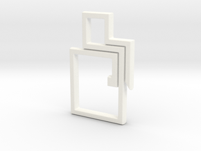 Square KR1 in White Processed Versatile Plastic