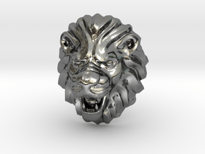 LION RING SIZE 9 1/4 in Fine Detail Polished Silver