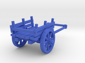 2-wheel cart, 28mm in Blue Processed Versatile Plastic