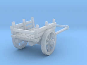 2-wheel cart, 28mm in Smooth Fine Detail Plastic