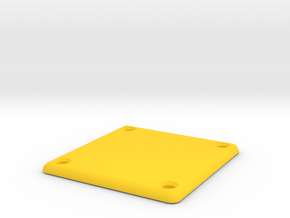 Tracker Couvercle Boitier in Yellow Processed Versatile Plastic