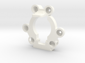 Kossel Mini Effector Body for Magnetic Ball Joint  in White Processed Versatile Plastic