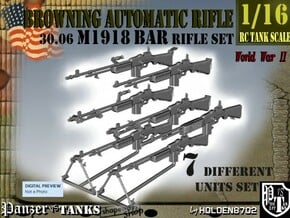 1-16 Browning BAR 1918A2 Set in Tan Fine Detail Plastic