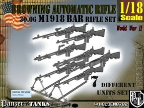1-18 Browning BAR 1918A2 Set in Tan Fine Detail Plastic