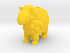 Sheep (Nikoss'Animals) in Yellow Processed Versatile Plastic