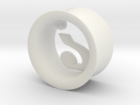 Mysterion (diam 10mm) in White Natural Versatile Plastic
