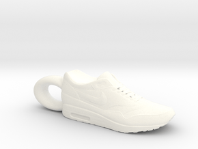 Nike Air Max 1 Sneaker Pendant in White Processed Versatile Plastic