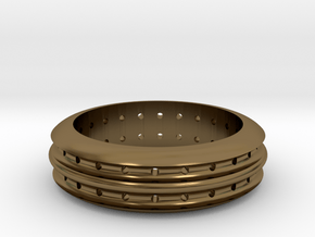 48h ring in Polished Bronze