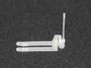 Pallet Jack Deck Accessory in Smooth Fine Detail Plastic: 1:72