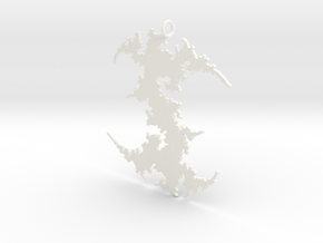 Julia # (Sharp) Pendant in White Processed Versatile Plastic