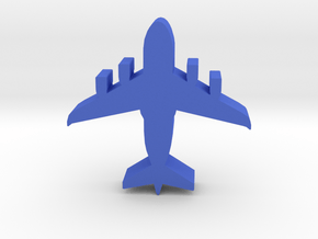 Game Piece, Blue Force Air Transport in Blue Processed Versatile Plastic