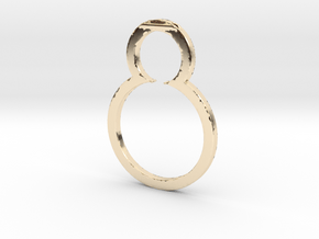 J1-CC( Matching Penant) in 14k Gold Plated Brass
