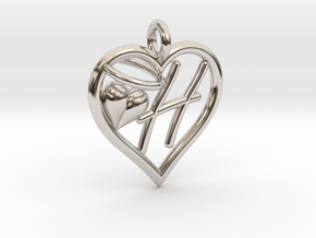 HEART H in Platinum