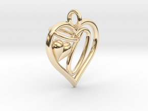 HEART O in 14K Yellow Gold