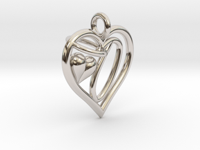 HEART O in Platinum