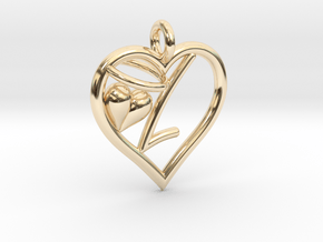 HEART L in 14K Yellow Gold