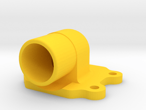 Kreidler Spruitstuk/Ansaugstutzen/ Intake Manifold in Yellow Processed Versatile Plastic