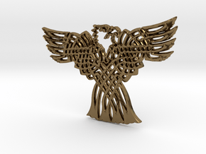 Eagle Pendant in Polished Bronze