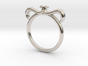 Petal Ring Size 13 in Platinum