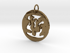 Pendant in Polished Bronze
