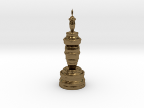 Fractality Chess - Queen in Polished Bronze