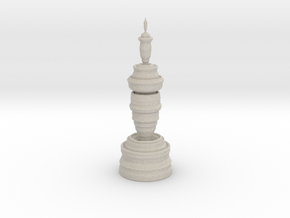 Fractality Chess - Queen in Natural Sandstone