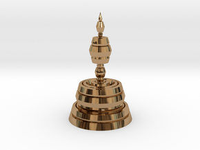Fractality Chess - Bishop in Polished Brass