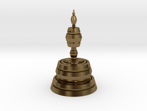 Fractality Chess - Bishop in Polished Bronze
