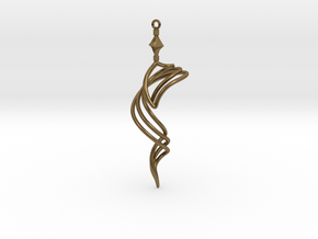 The Vision - Earring/Pendant in Natural Bronze