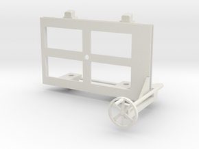 A-1-12-wagon-d-class-bogie-1a in White Natural Versatile Plastic