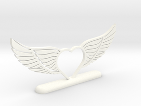 Wing-02 Accessory in White Processed Versatile Plastic