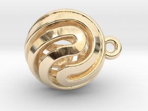 Ball-smaller-14-2 in 14k Gold Plated Brass