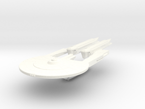 Andor Class VI Refit  Cruiser in White Processed Versatile Plastic
