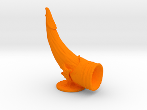 Player Horn in Orange Processed Versatile Plastic