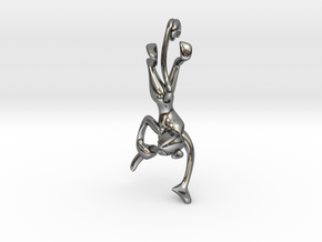 3D-Monkeys 016 in Fine Detail Polished Silver