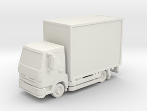 Truck 01. N Scale (1:160) in White Natural Versatile Plastic