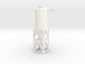 HO/TT Scale Cyclone Filter in White Processed Versatile Plastic