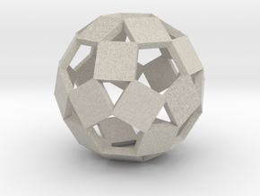 Open Rhombicosadodecahedron-Sandstone in Natural Sandstone