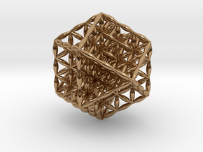 Flower Of Life Vector Equilibrium in Polished Brass
